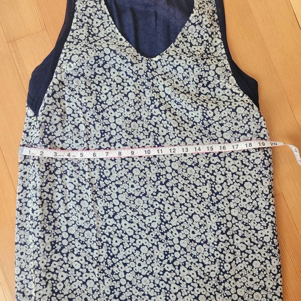 J Crew silk sleeveless‎ dress dainty floral print summer breathable lightweight - Picture 7 of 10